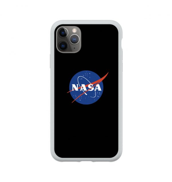 Phone case with NASA insignia (grey bumper)