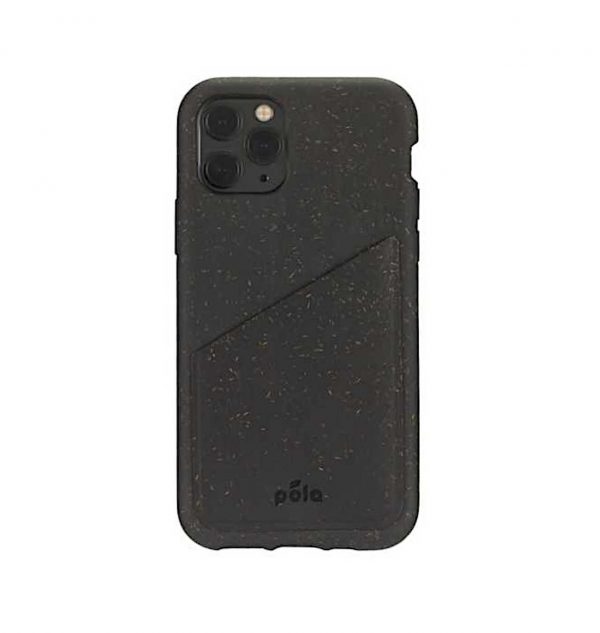 Black eco-friendly wallet phone case
