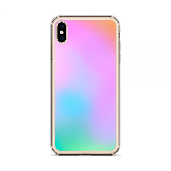 Pink and green ombré phone case (iPhone X/XS)