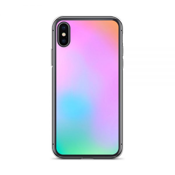 Pink and green ombré phone case (iPhone XS Max)
