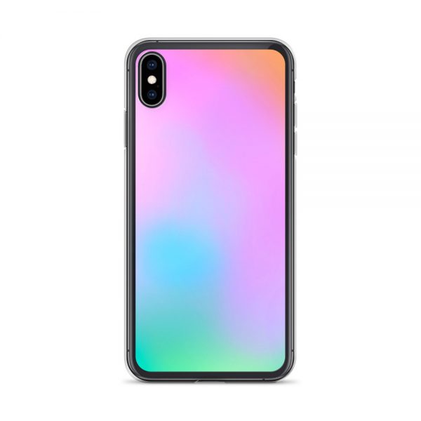Pink and green ombré phone case (iPhone X/XS)