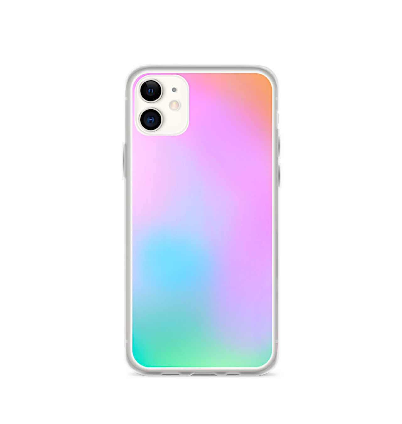 Pink and green ombré phone case (iPhone 11)