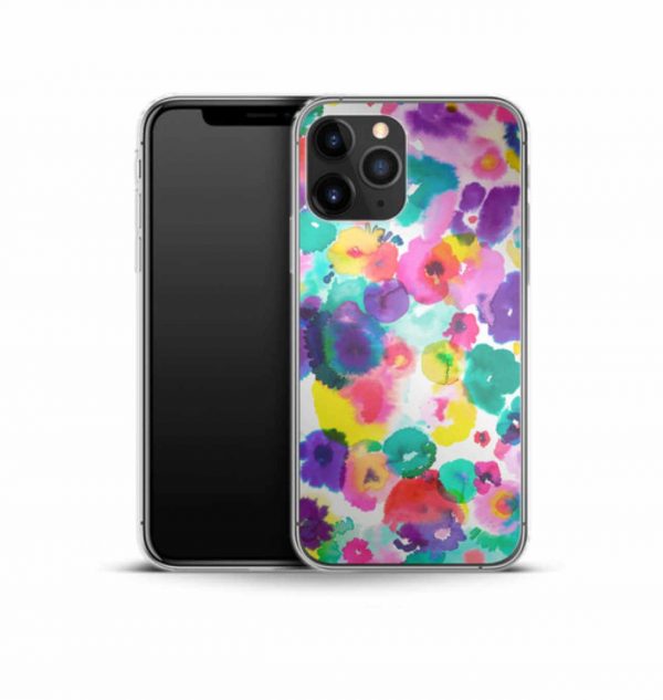 Watercolor flower phone case (silicone)
