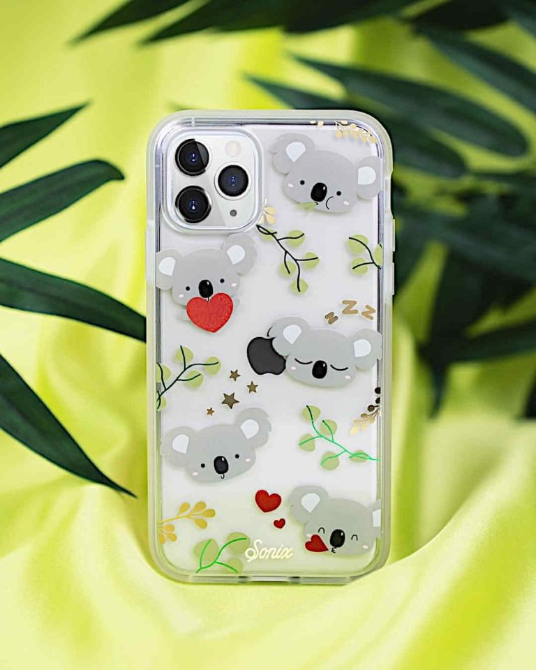 Phone case with cute koala design