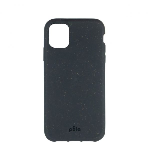 Black eco-friendly phone case (front)
