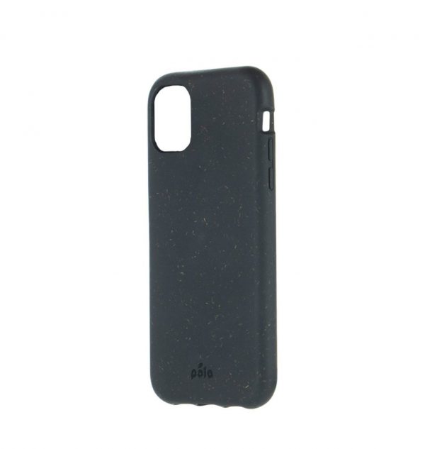 Black eco-friendly phone case (side 1)
