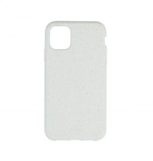White eco-friendly phone case (front)