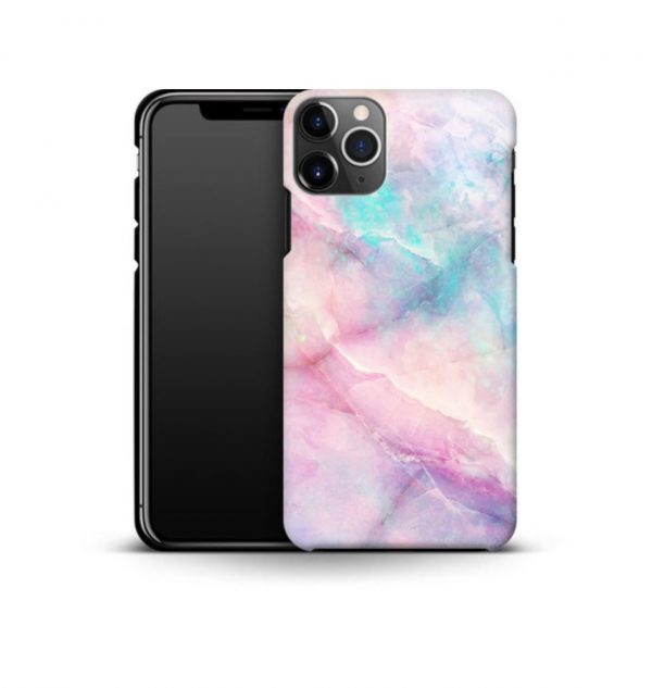 Pink and purple marble phone case (premium)