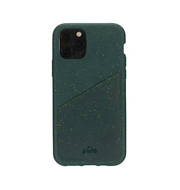 Green eco-friendly wallet phone case