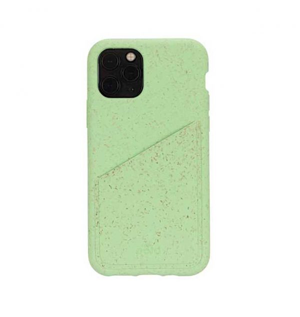 Mint eco-friendly wallet phone case