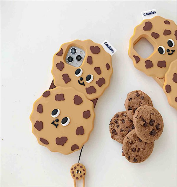 Phone cases with 3D cookie design