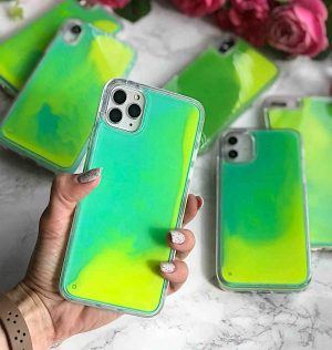 Fluorescent green phone cases