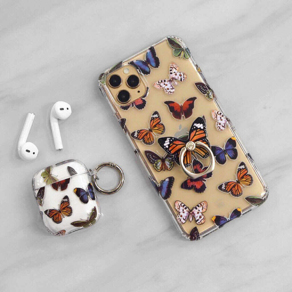 Phone case with cute butterfly design