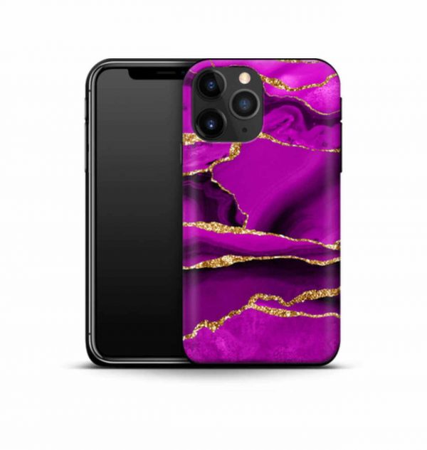 Magenta marble phone case (premium)