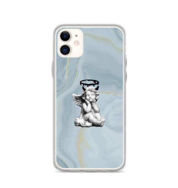 Super cute marble angel phone case
