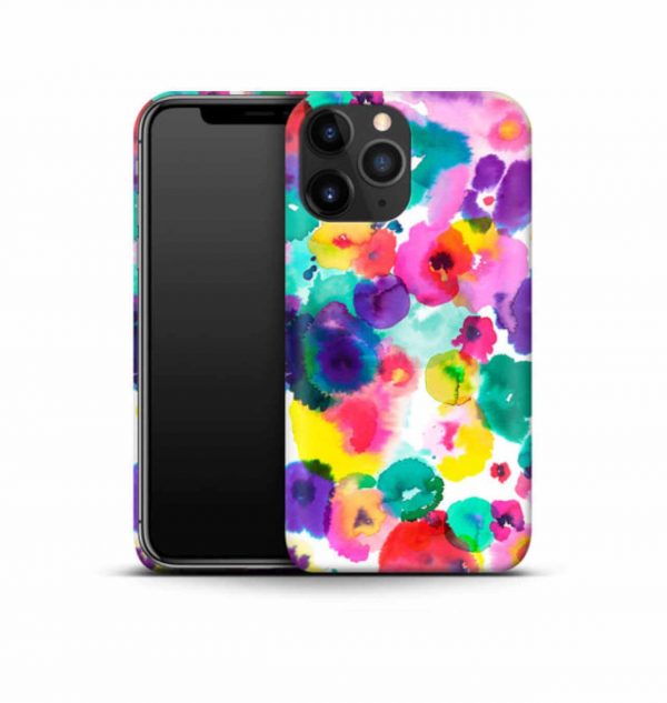 Watercolor flower phone case (hard)